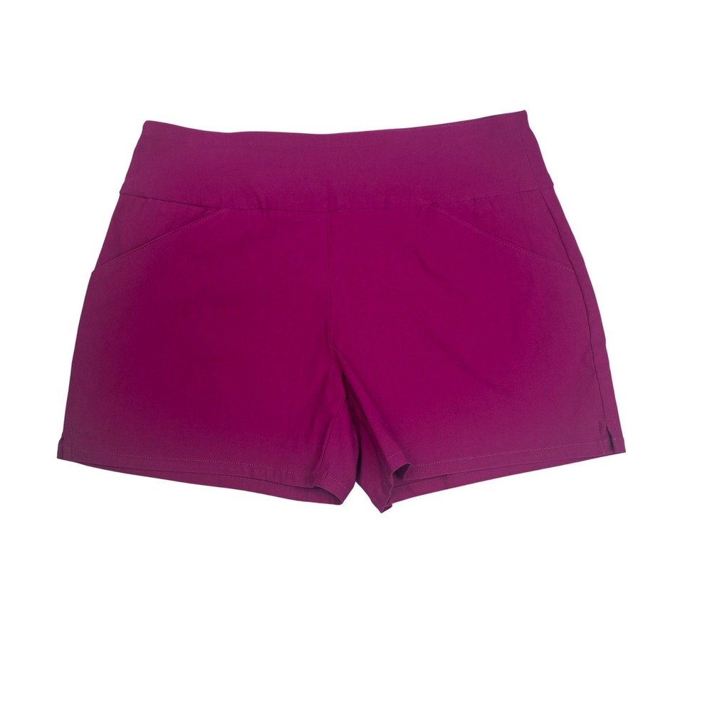 Versona Shorts Womens 6 Magenta Pink Excellent Modern Stretch Pockets - Picture 2 of 7